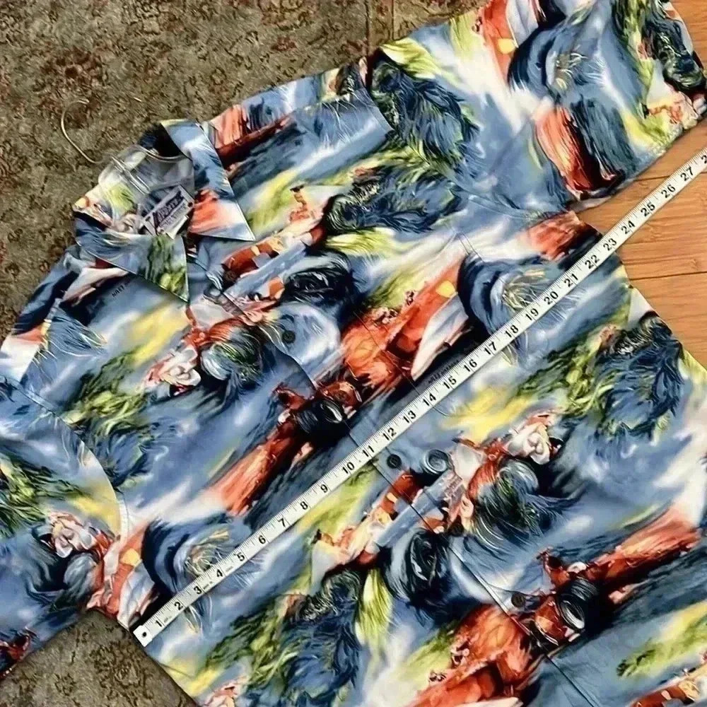 Reyn Spooner Sports Formula 1 Hawaiian Shirt large - Picture 5 of 9